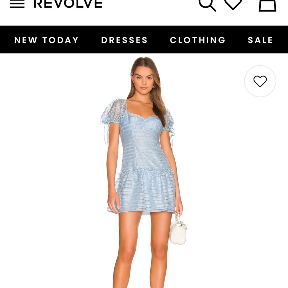 Amanda Uprichad Bryla Dress in Powder Blue